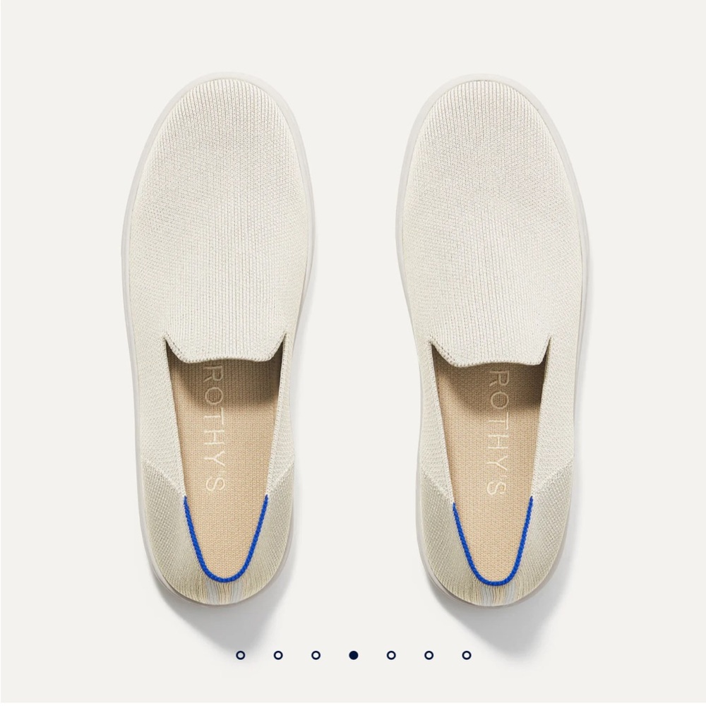 Rothy's Women’s The Original Slip On Sneaker Vintage White